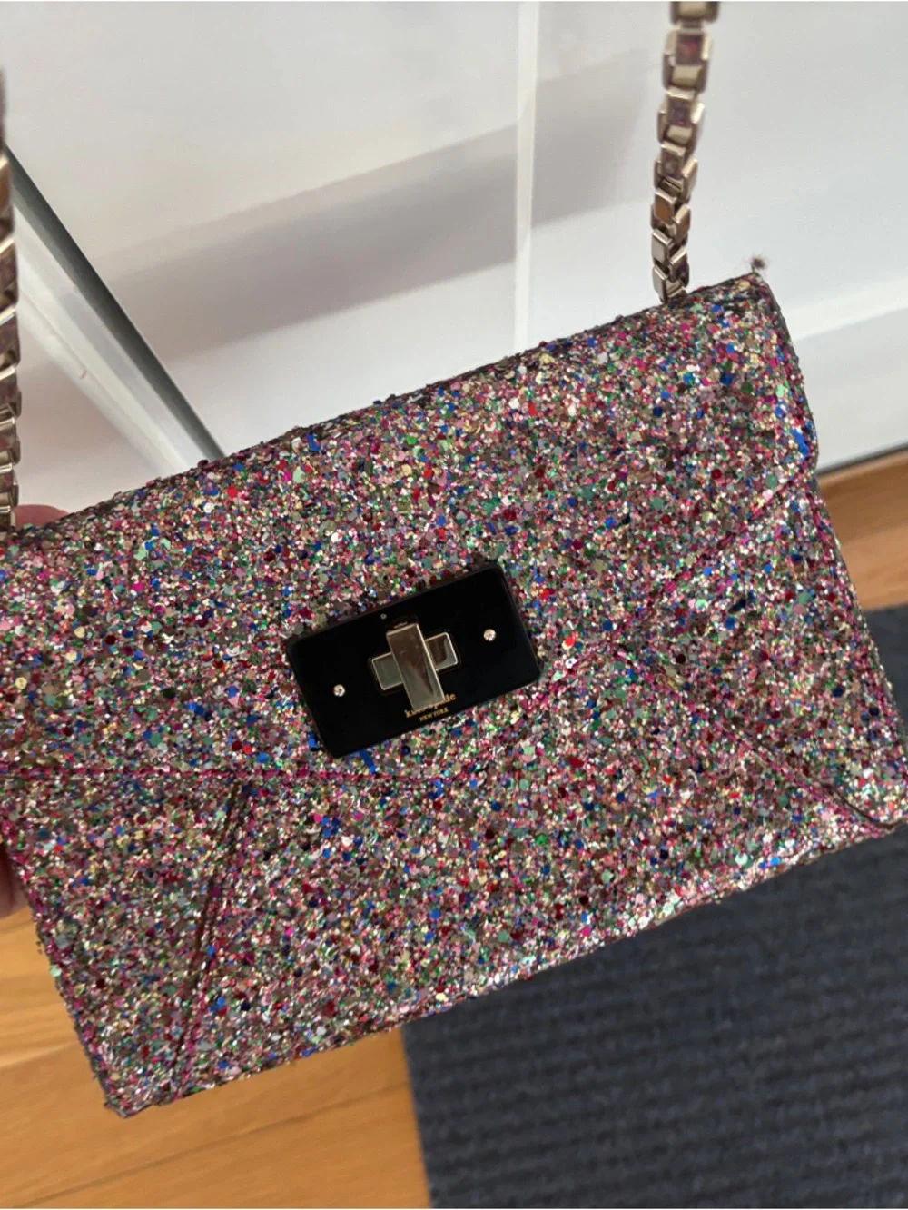 kate spade Multicolor Glitter Crossbody Bag